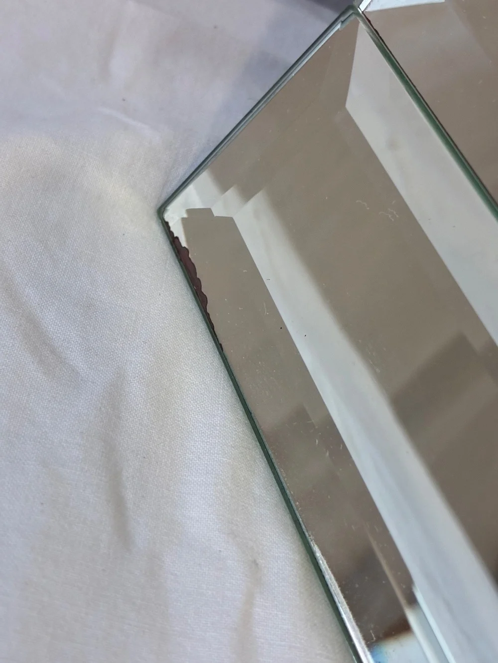 Elegant Rectangular mirrored Picture Frame 13x11